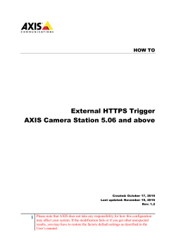 1 - Axis Communications