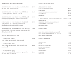 eighteen shabbat special packages