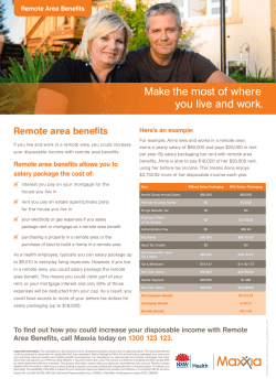 Make the most of where you live and work.