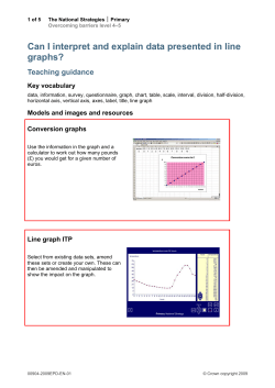Can I interpret and explain data presented in line graphs?