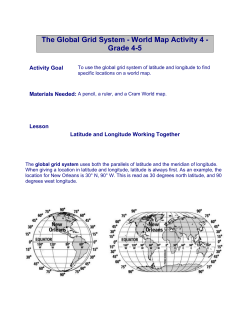 The Global Grid System - World Map Activity 4