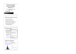Generalized Linear Mixed Effects Models in R
