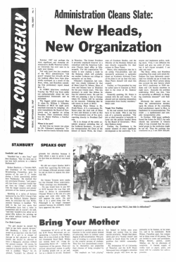 The Cord Weekly (September 22, 1967)