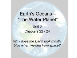 Earth`s Oceans