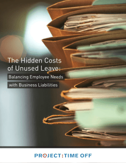 The Hidden Costs of Unused Leave