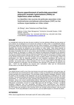 Spatial distribution and temporal accumulation of particulate