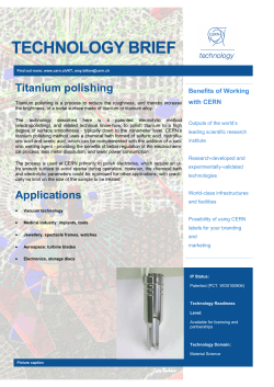 Titanium Polishing technology brief_Dec 2016
