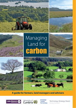 Managing land for carbon - Lake District National Park