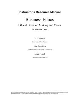Business Ethics