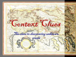 Context Clues - Cobb Learning