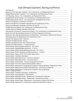 Clad Ultimate Casement, Awning and Picture