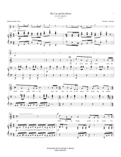 The cat and the moon, 2013