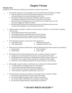 Chapter 9 Exam