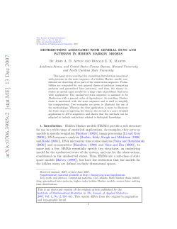 Distributions associated with general runs and