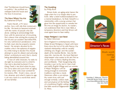 Director`s Faves - Fall 2010 - Briarcliff Manor Public Library