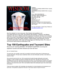 Top 108 Earthquake and Tsunami Sites