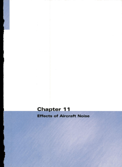 Chapter 11 Effects of Aircraft Noise