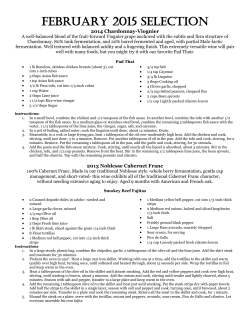 February 2015 Selections