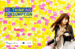 Consumers and the Future of Sustainability