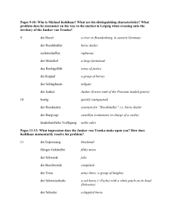 Pages 9-10: Who is Michael Kohlhaas? What are his distinguishing