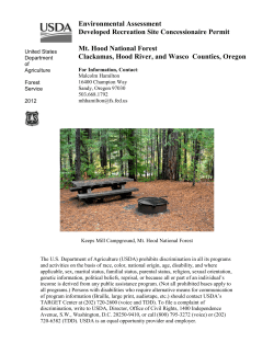 Concessionaire Environmental Assessment