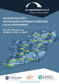 Housing Delivery: An inTegrATeD ApproACH THrougH loCAl