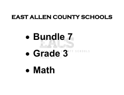 Math - East Allen County Schools