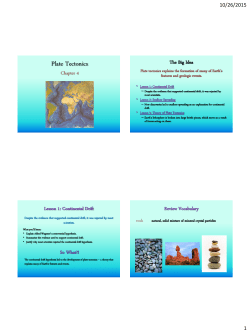 Plate Tectonics