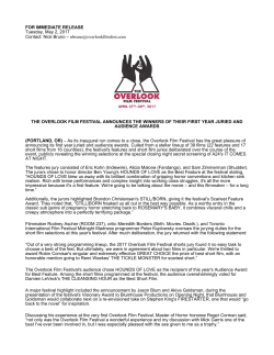 FOR IMMEDIATE RELEASE Tuesday, May 2, 2017 Contact: Nick