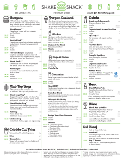 Frozen Custard Flat-Top Dogs Burgers Drinks Beer