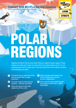POLAR REGIONS - Living Streets