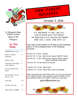 Parent Bulletin Week of Oct 2 2016