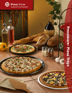 Pressware Pizza Trays