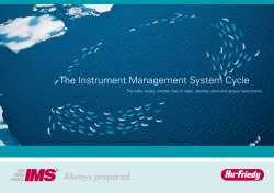 The Instrument Management System Cycle