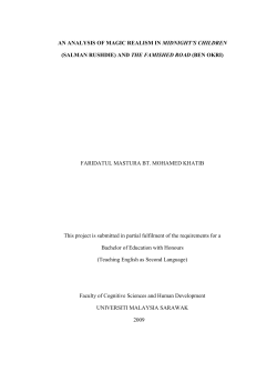 an analysis of magic realism in midnight`s children