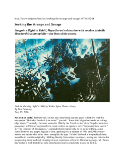 Review in the Wall Street Journal