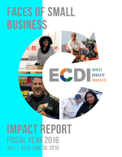 Faces of Small Business Impact Report