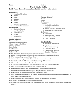 Unit 2 Study Guide