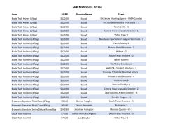 SPP Nationals Prizes - Scholastic Shooting Sports Foundation