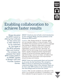 Enabling collaboration to achieve faster results