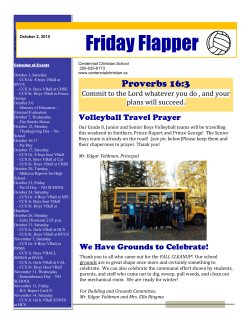 Friday Flapper - Centennial Christian School