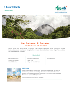 San Salvador · Avanti Destinations
