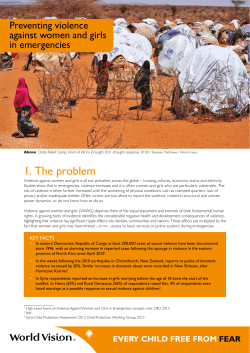 Preventing Violence Against Women and Girls in