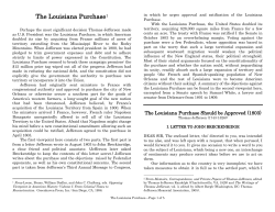 The Louisiana Purchase