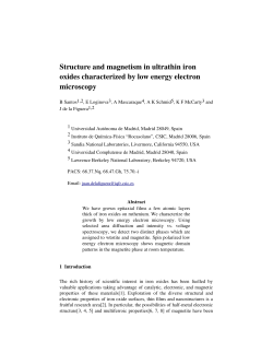 Structure and magnetism in ultrathin iron oxides characterized