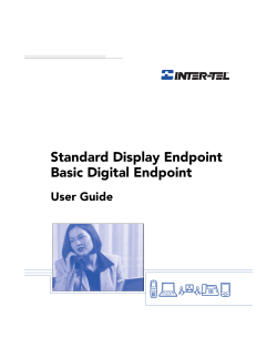 Standard Display and Basic Digital Endpoint User Guide