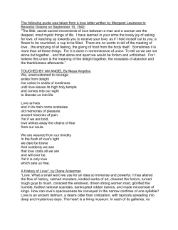 EXCERPT FROM 100 LOVE SONNETS