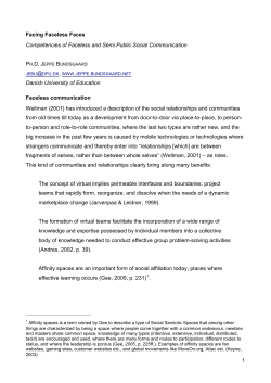 Facing Faceless Faces