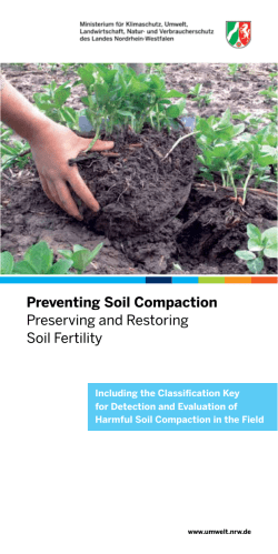 Preventing Soil Compaction - Preserving and Restoring Soil Fertility