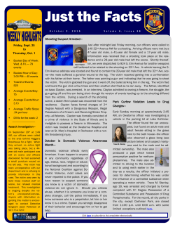 Just the Facts - City of Owatonna